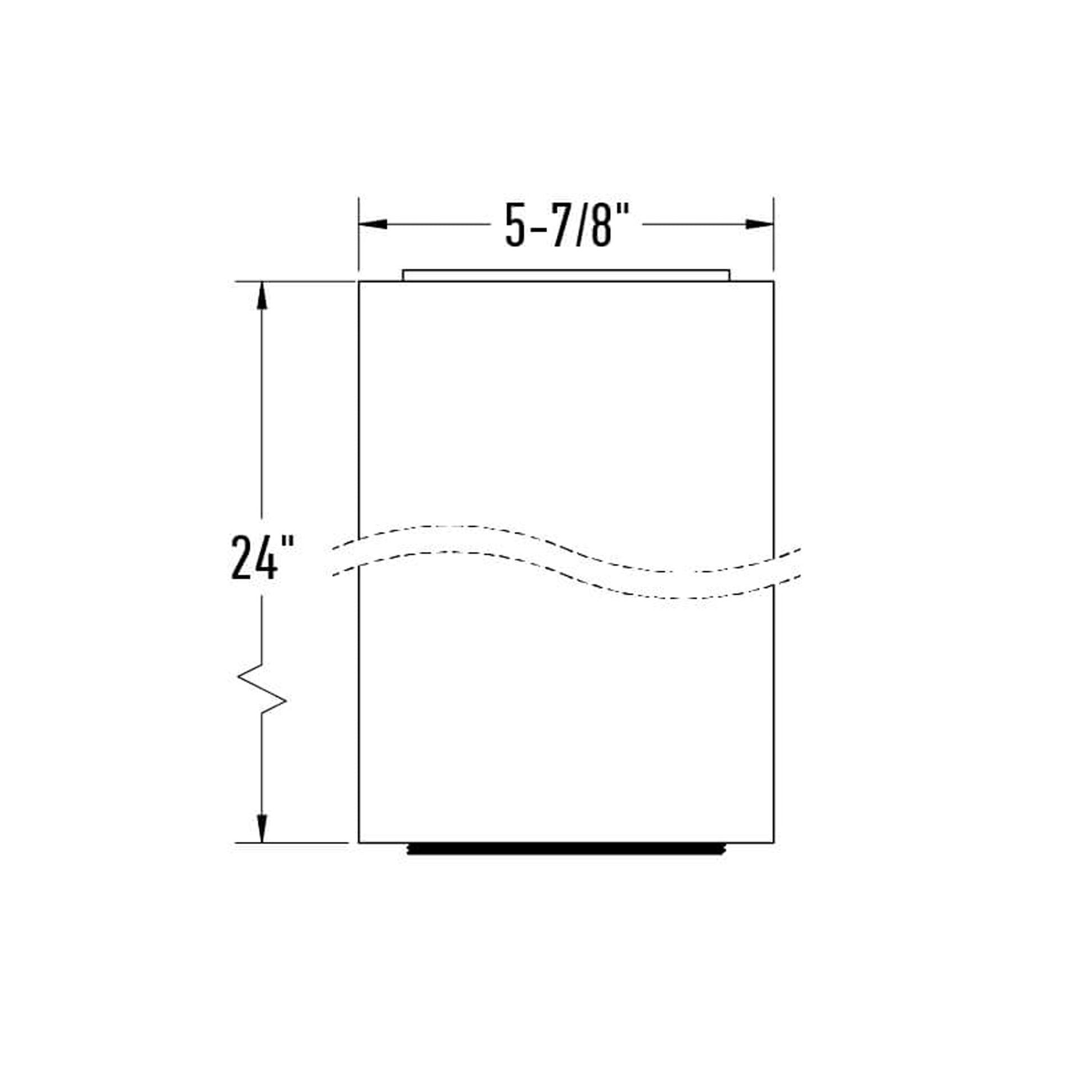 Pillar Extension - line drawing.