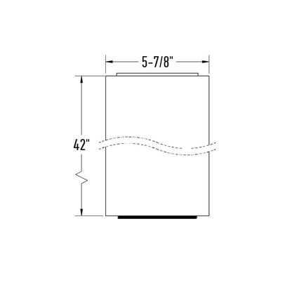 Pillar Extension - line drawing.
