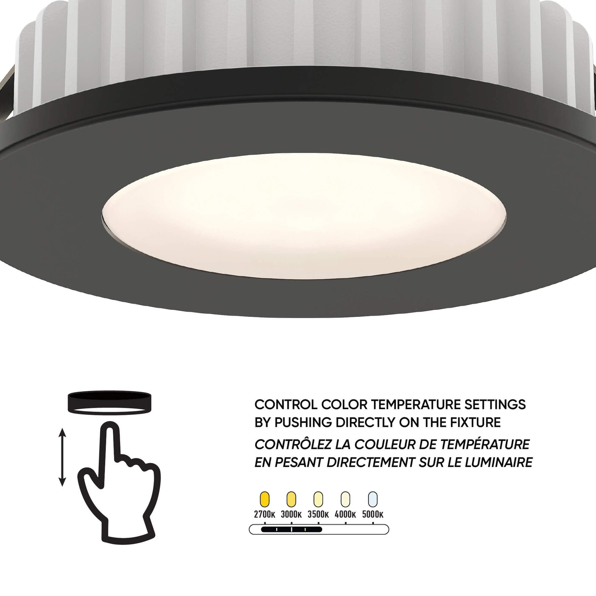 Push Puck LED Recessed Light in Detail.