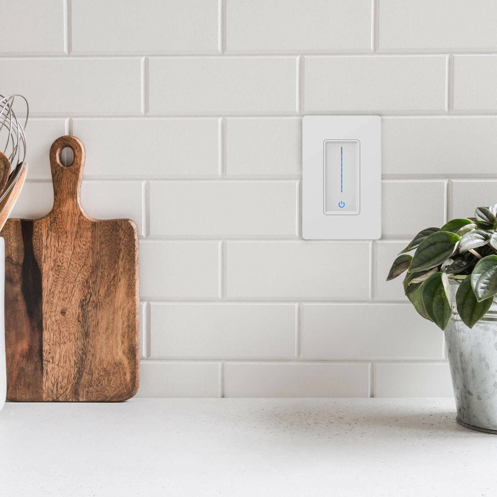 Slide Dimmer and Driver in kitchen.