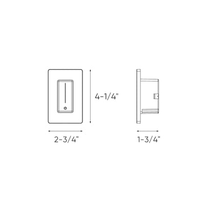 Slide Dimmer and Driver - line drawing.