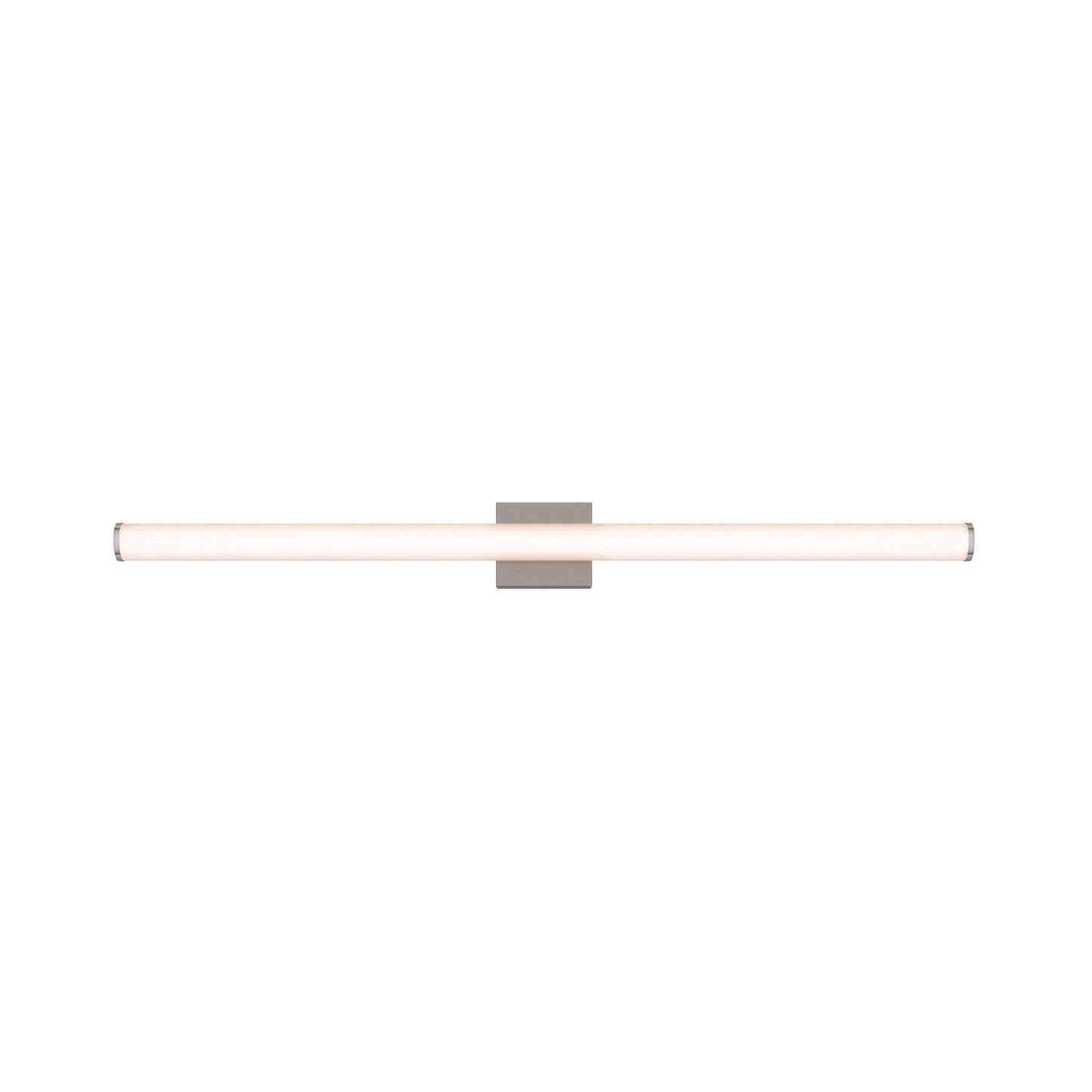 Vela LED Bath Vanity Light in Satin Nickel (45.06-Inch).