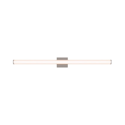 Vela LED Bath Vanity Light in Satin Nickel (45.06-Inch).