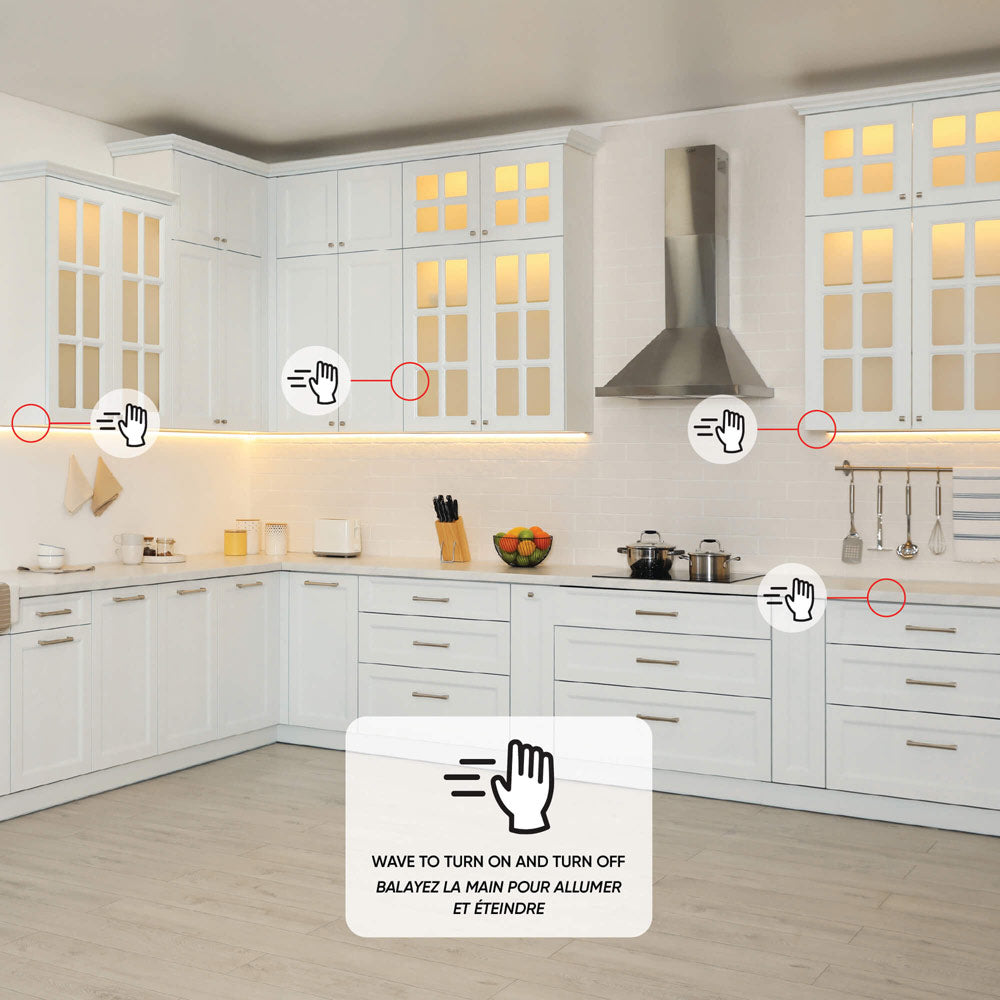 WaveTune Wave Sensor in kitchen.