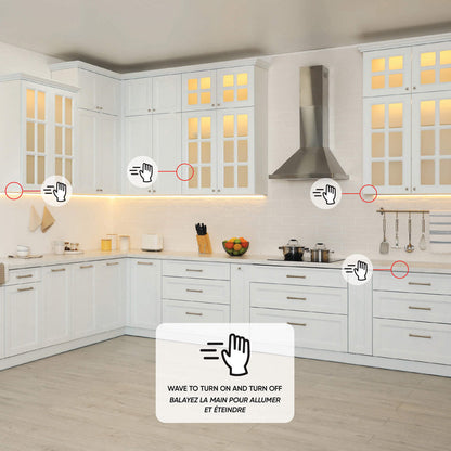 WaveTune Wave Sensor in kitchen.
