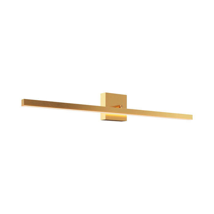 Portrait LED Vanity Wall Light in Gold (36.25-Inch).