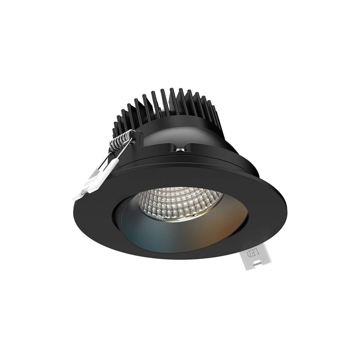 Revolve Pro LED Recessed Down Light in Black.