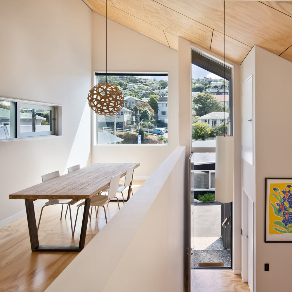 Coral Pendant Light in dining room.