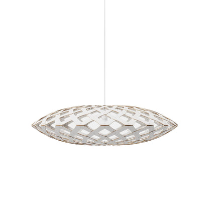 Flax Pendant Light in White/White (Medium).
