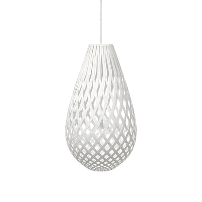 Koura Pendant Light in White/White (27-Inch).