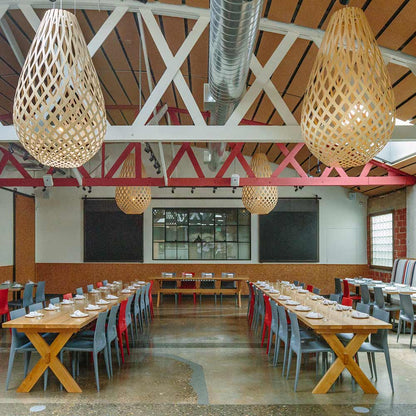 Koura XL Pendant Light in restaurant.