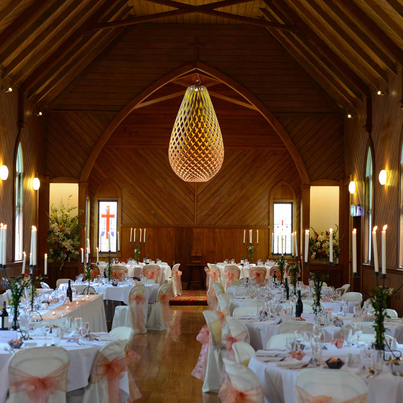 Koura XL Pendant Light in restaurant.