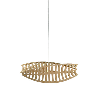 Toru Pendant Light in Bamboo/Bamboo (Small).