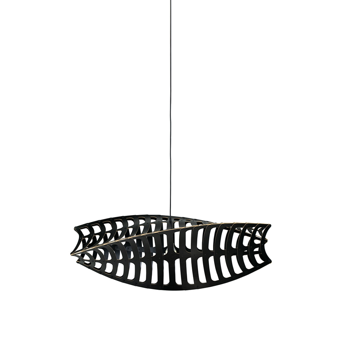 Toru Pendant Light in Black/Black (Small).