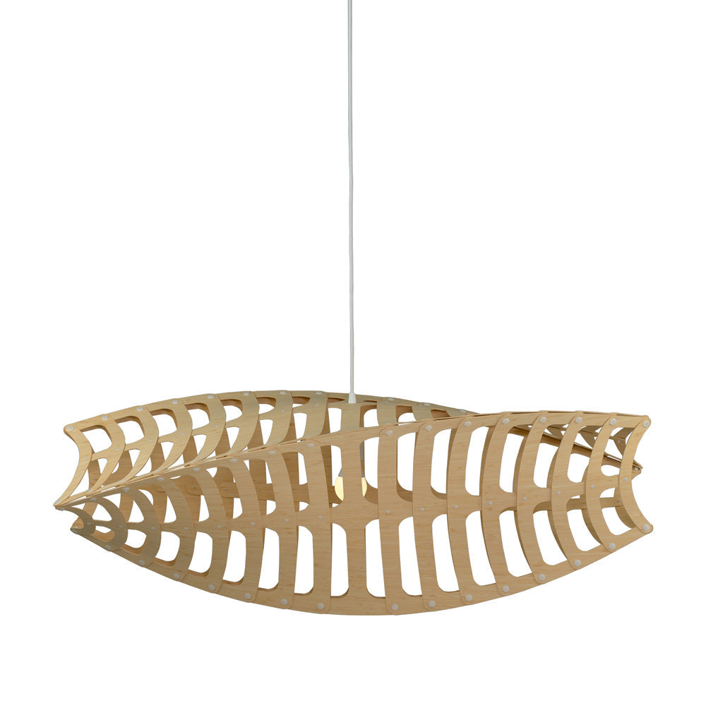 Toru Pendant Light in Bamboo/Bamboo (Large).