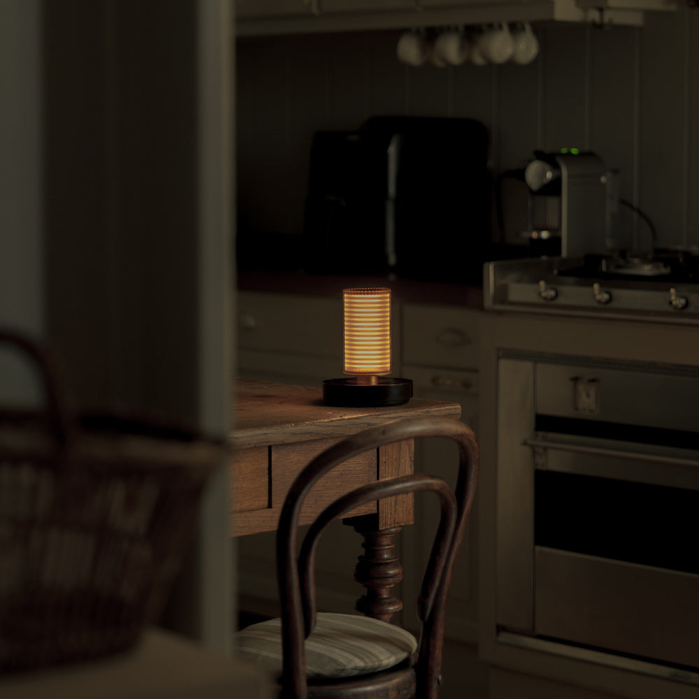 Frechin A LED Rechargeable Table Lamp in kitchen.