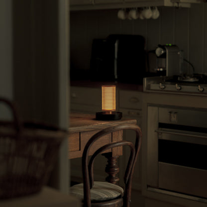 Frechin A LED Rechargeable Table Lamp in kitchen.