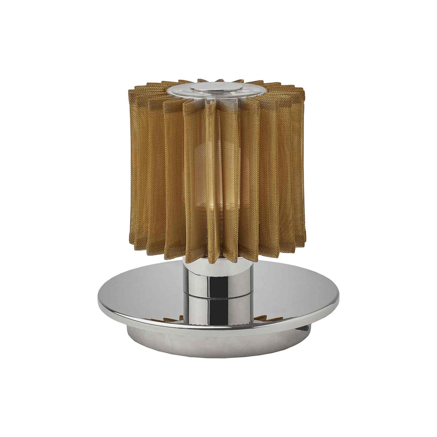 In The Sun LED Table Lamp in Silver/Gold (5.12-Inch).