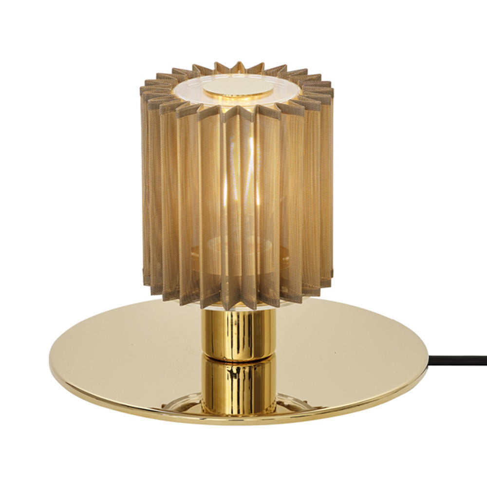 In The Sun LED Table Lamp in Gold/Gold (8.67-Inch).