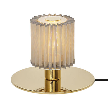 In The Sun LED Table Lamp in Gold/Silver (8.67-Inch).