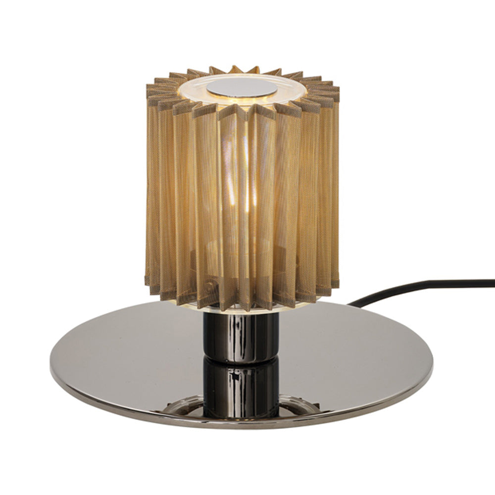 In The Sun LED Table Lamp in Silver/Gold (8.67-Inch).