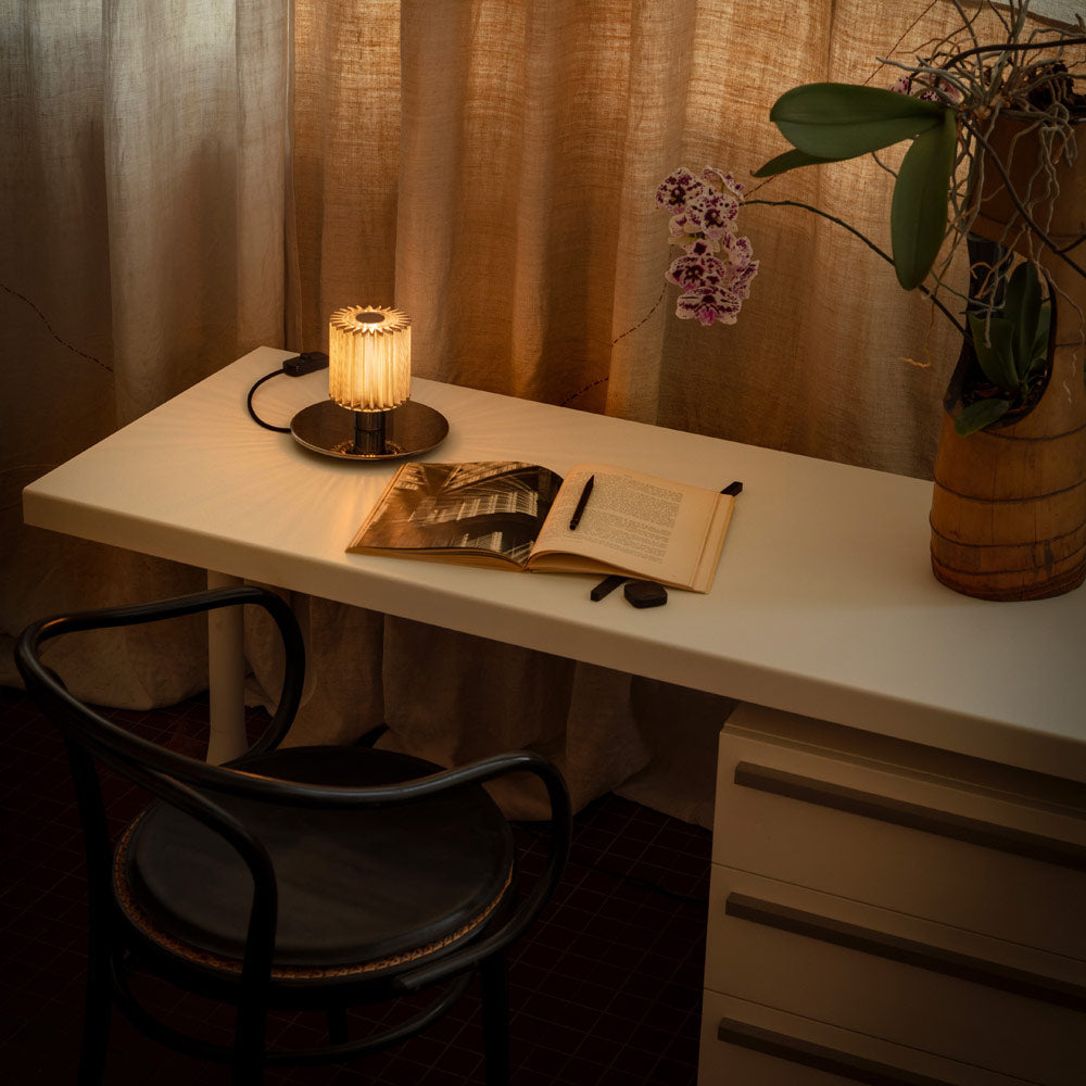 In The Sun LED Table Lamp in reading room.