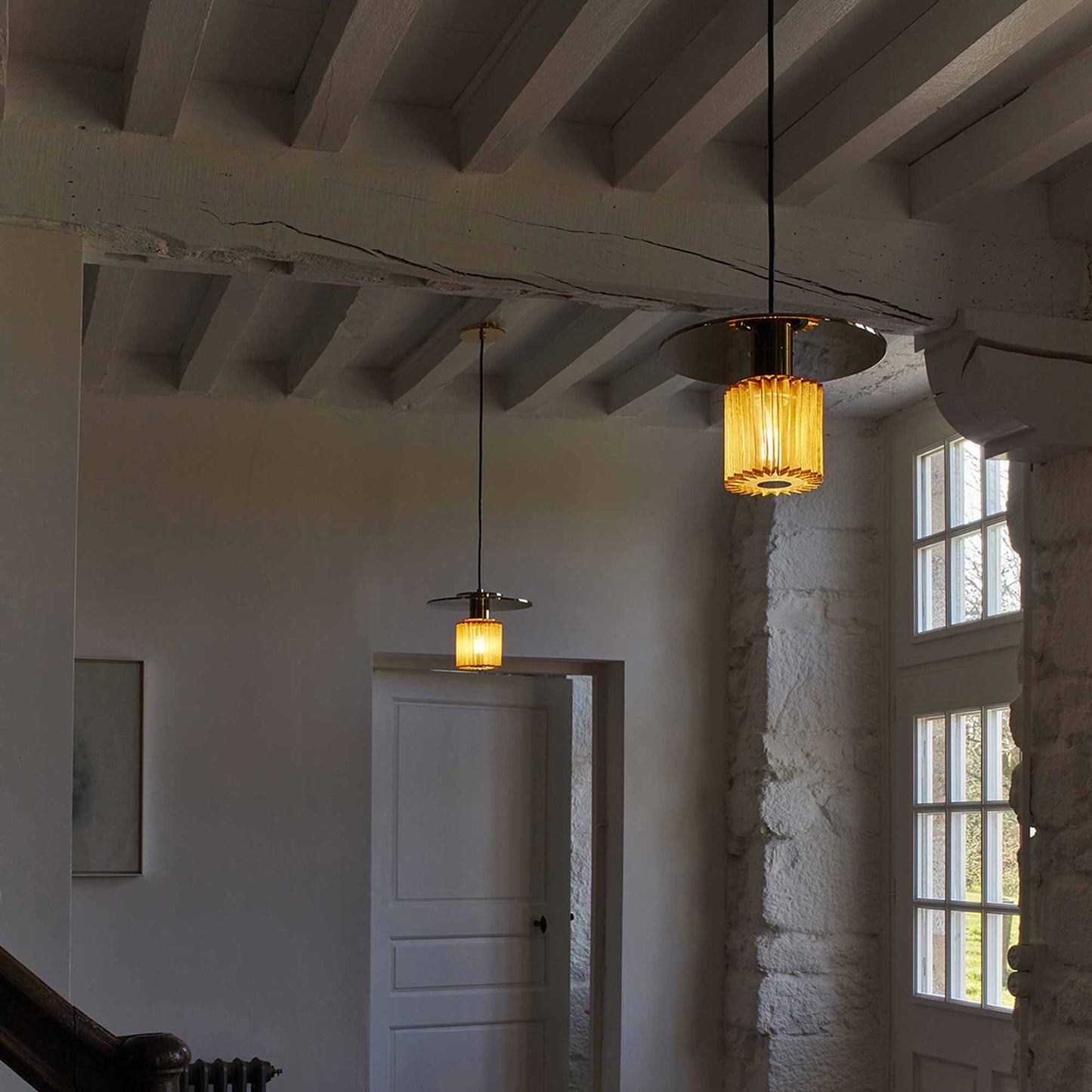 In The Sun LED Pendant Light in living room.