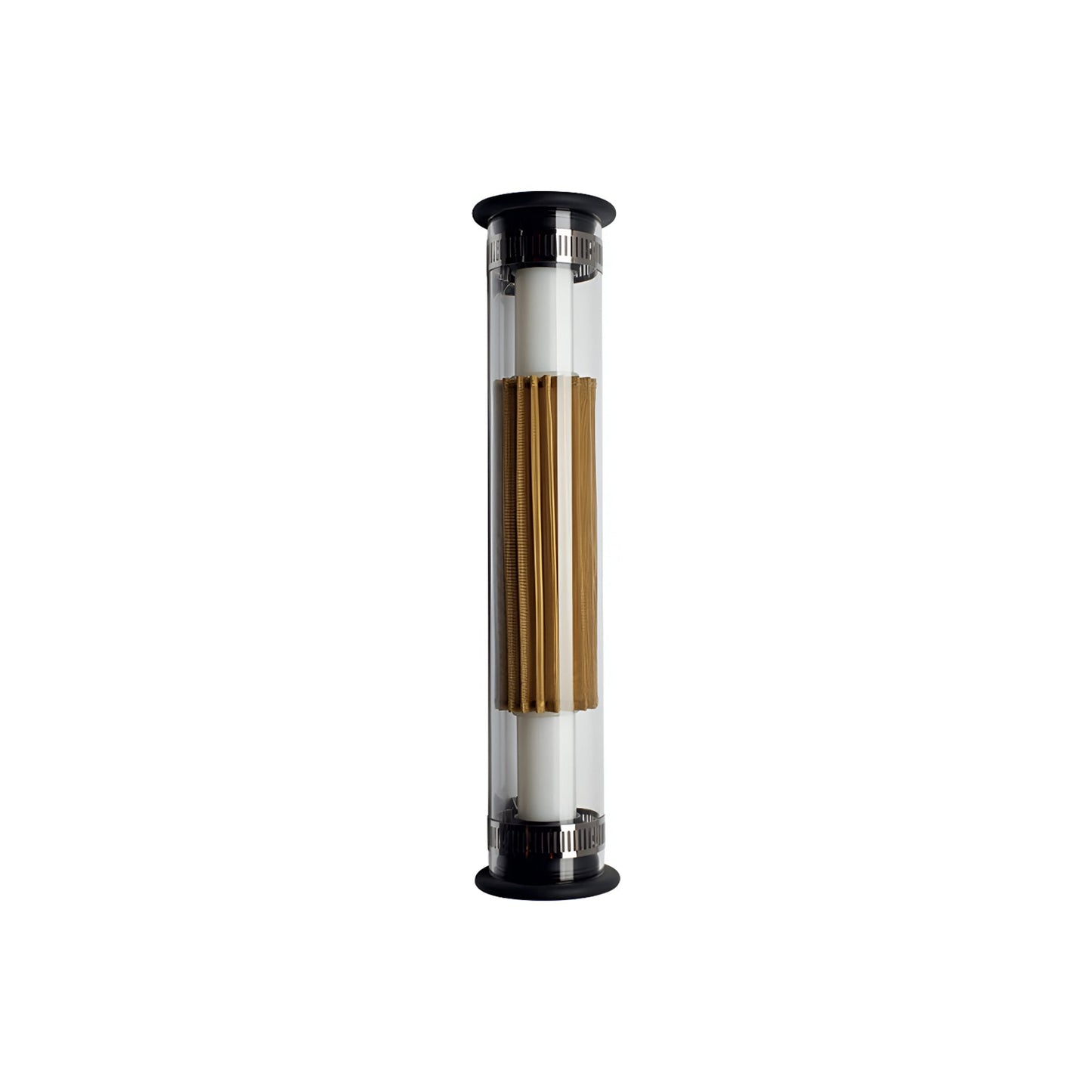 In The Tube 360° LED Wall Light in Gold (15.7-Inch).