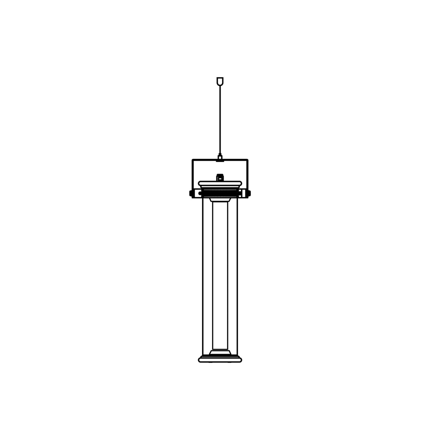 In The Tube 360° Vertical LED Pendant Light.