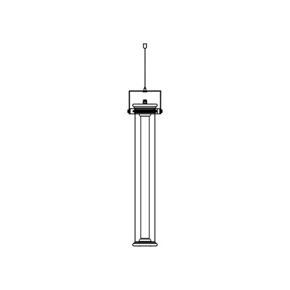 In The Tube 360° Vertical LED Pendant Light (28.35-Inch).