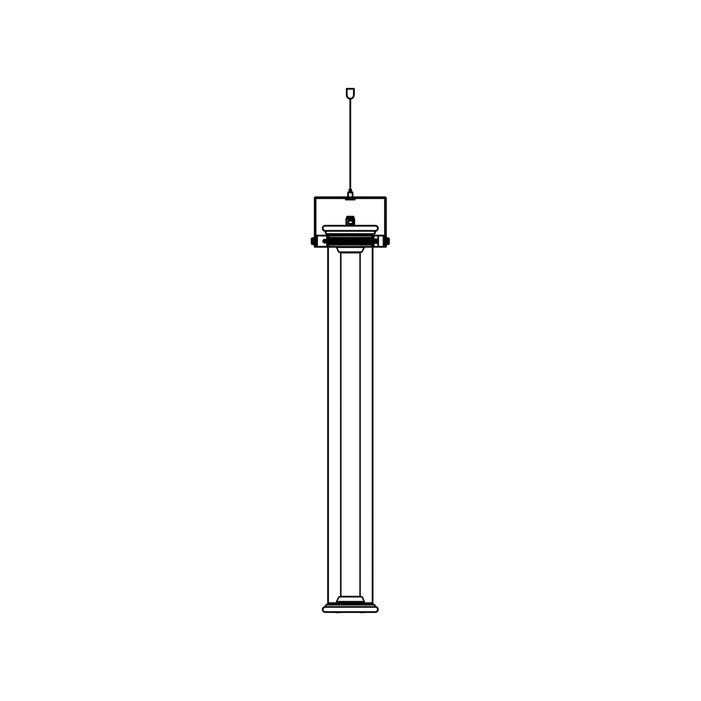 In The Tube 360° Vertical LED Pendant Light (40.16-Inch).