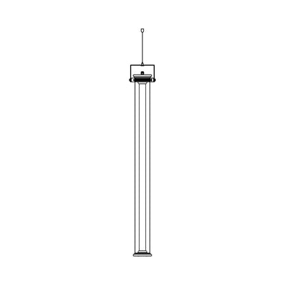 In The Tube 360° Vertical LED Pendant Light (62.99-Inch).