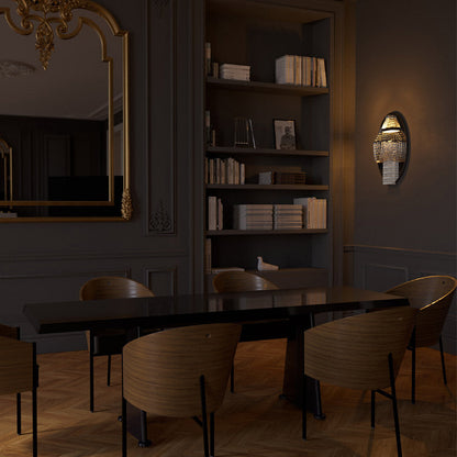 Lampe C LED Wall Light in living room.