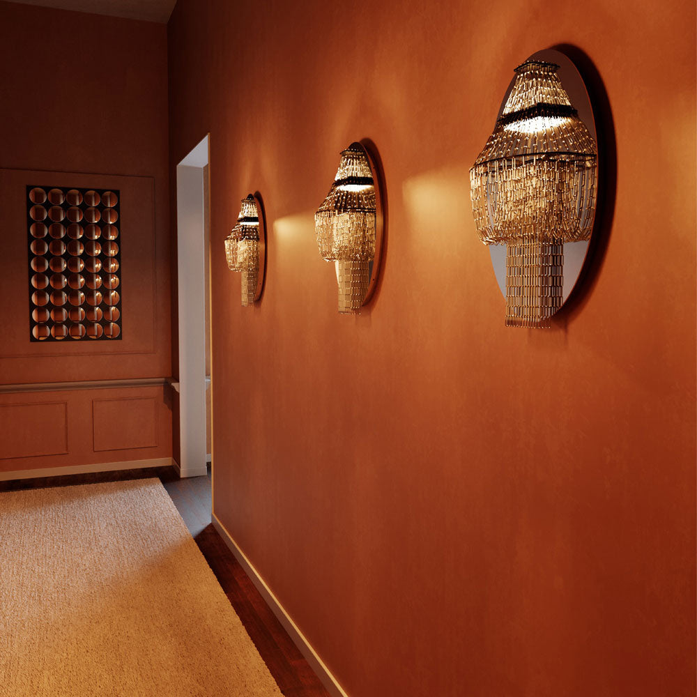 Lampe C LED Wall Light in hallway.