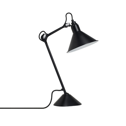 Lampe Gras N°205 Desk Lamp in Black (Conic Shade).