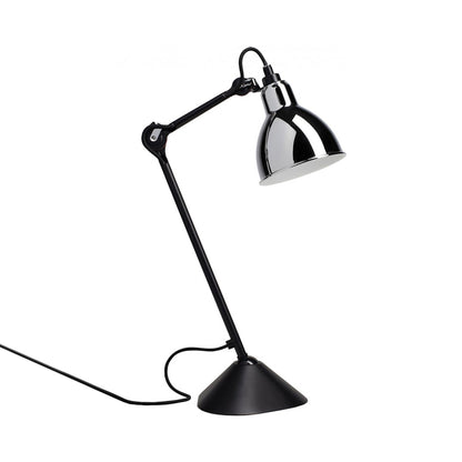 Lampe Gras N°205 Desk Lamp in Chrome (Round Shade).