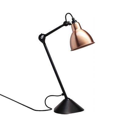 Lampe Gras N°205 Desk Lamp in Copper (Round Shade).