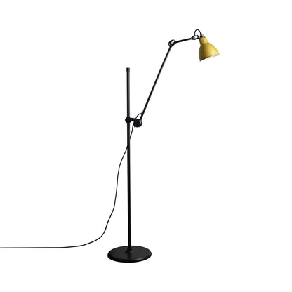 Lampe Gras N°215 Floor Lamp in Yellow (Round Shade).