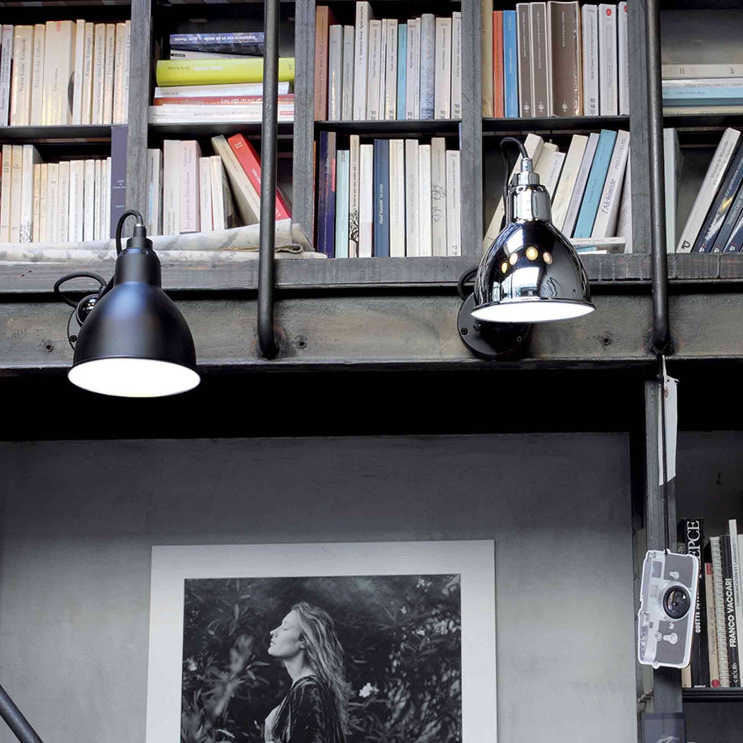 Lampe Gras N°304 Wall Light in office.