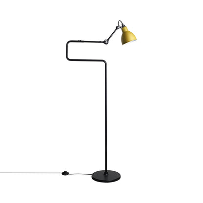 Lampe Gras N°411 Floor Lamp in Yellow (Round Shade).