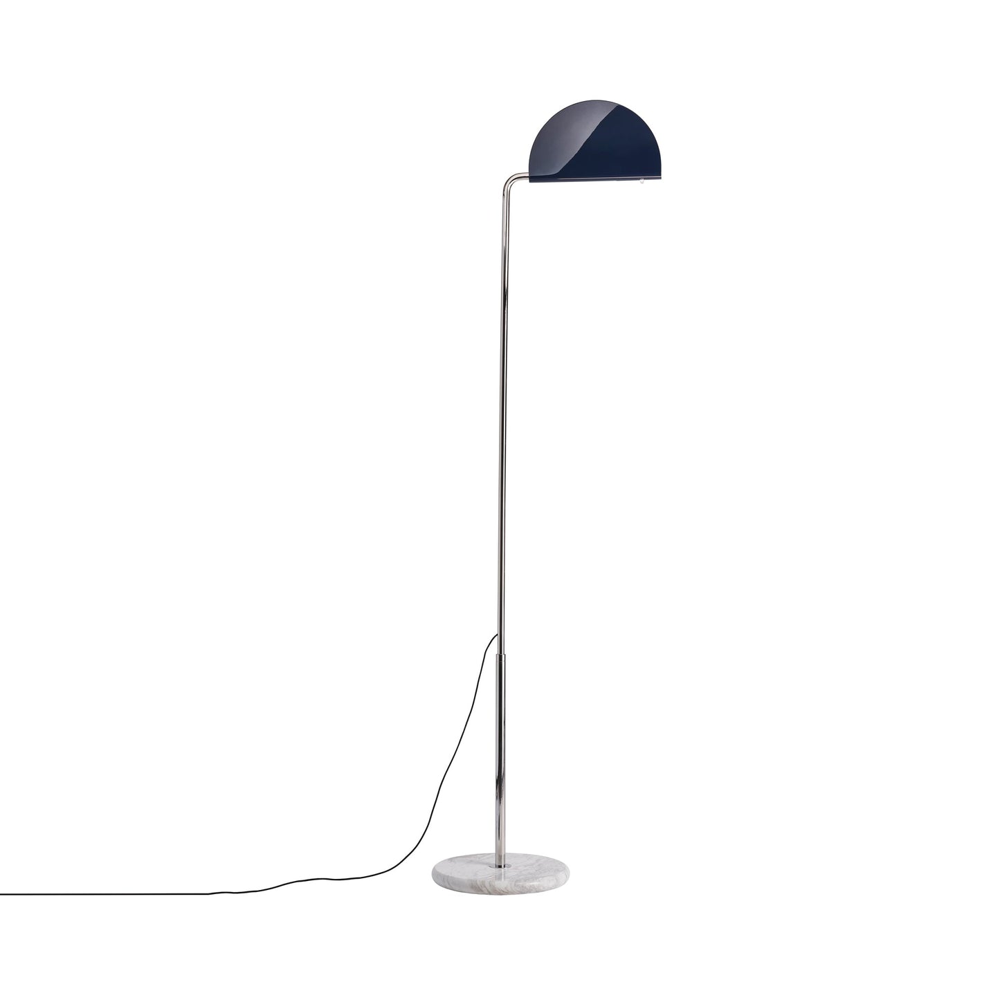Mezzaluna LED Floor Lamp in Blue.
