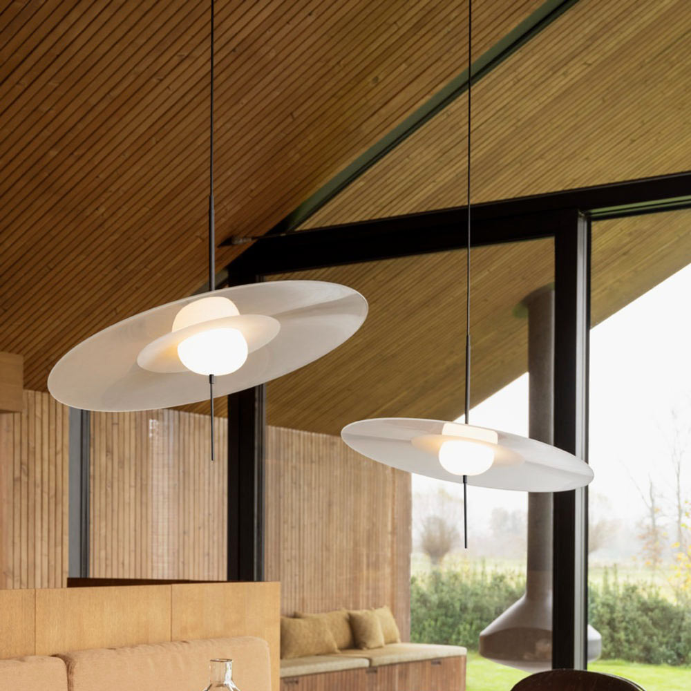 Mono LED Pendant Light in dining room.