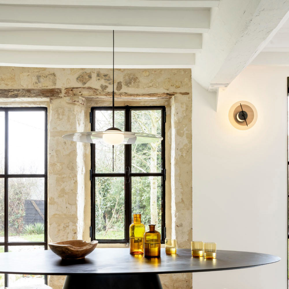 Mono LED Pendant Light in dining room.