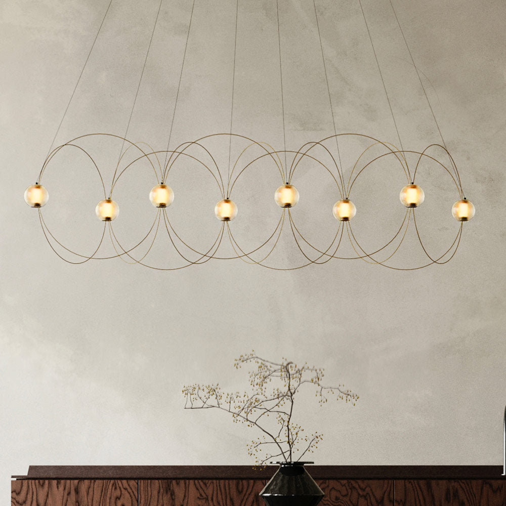 Munari LED Chandelier in Detail.