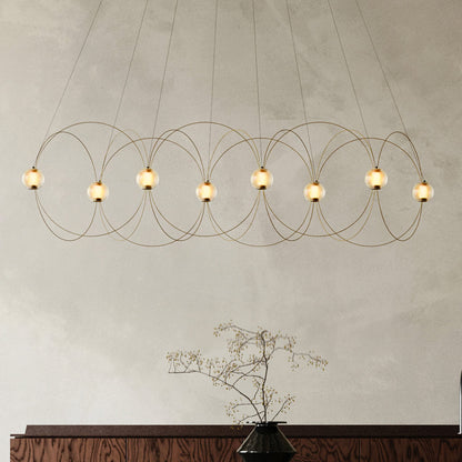Munari LED Chandelier in Detail.
