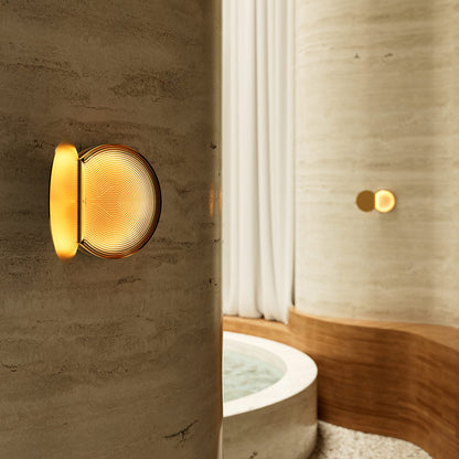 Poudrier LED Wall Light in bathroom.