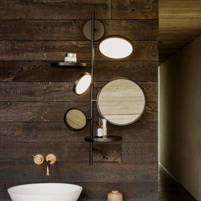 Tell Me Stories LED Wall Light in bathroom.