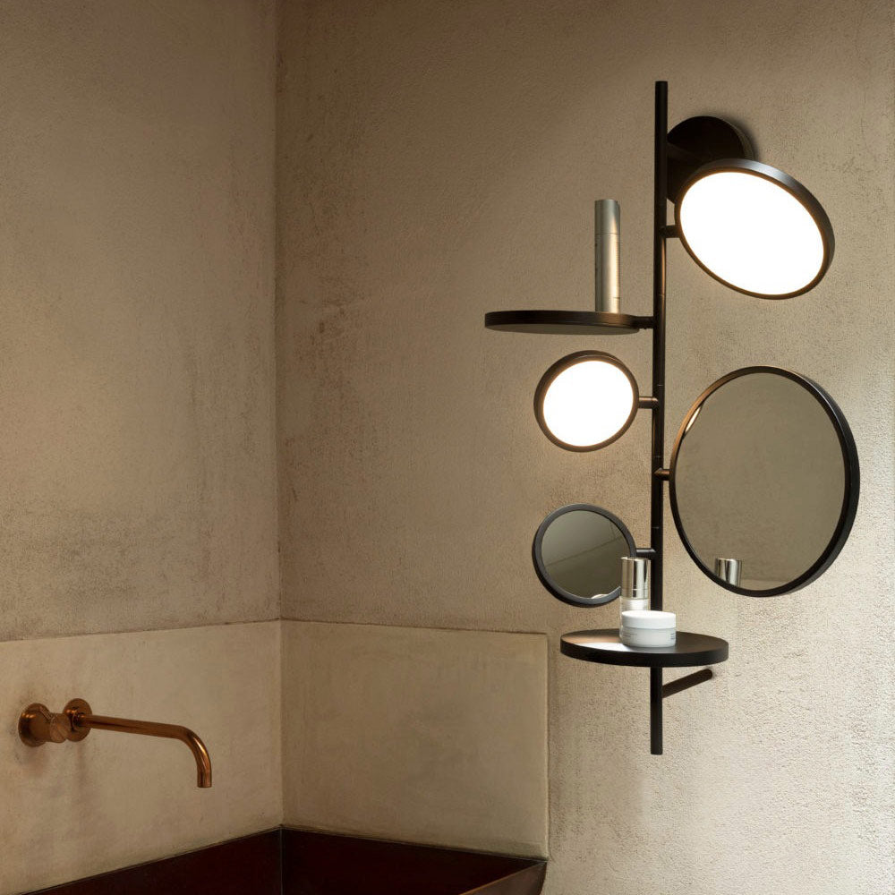 Tell Me Stories LED Wall Light in bathroom.