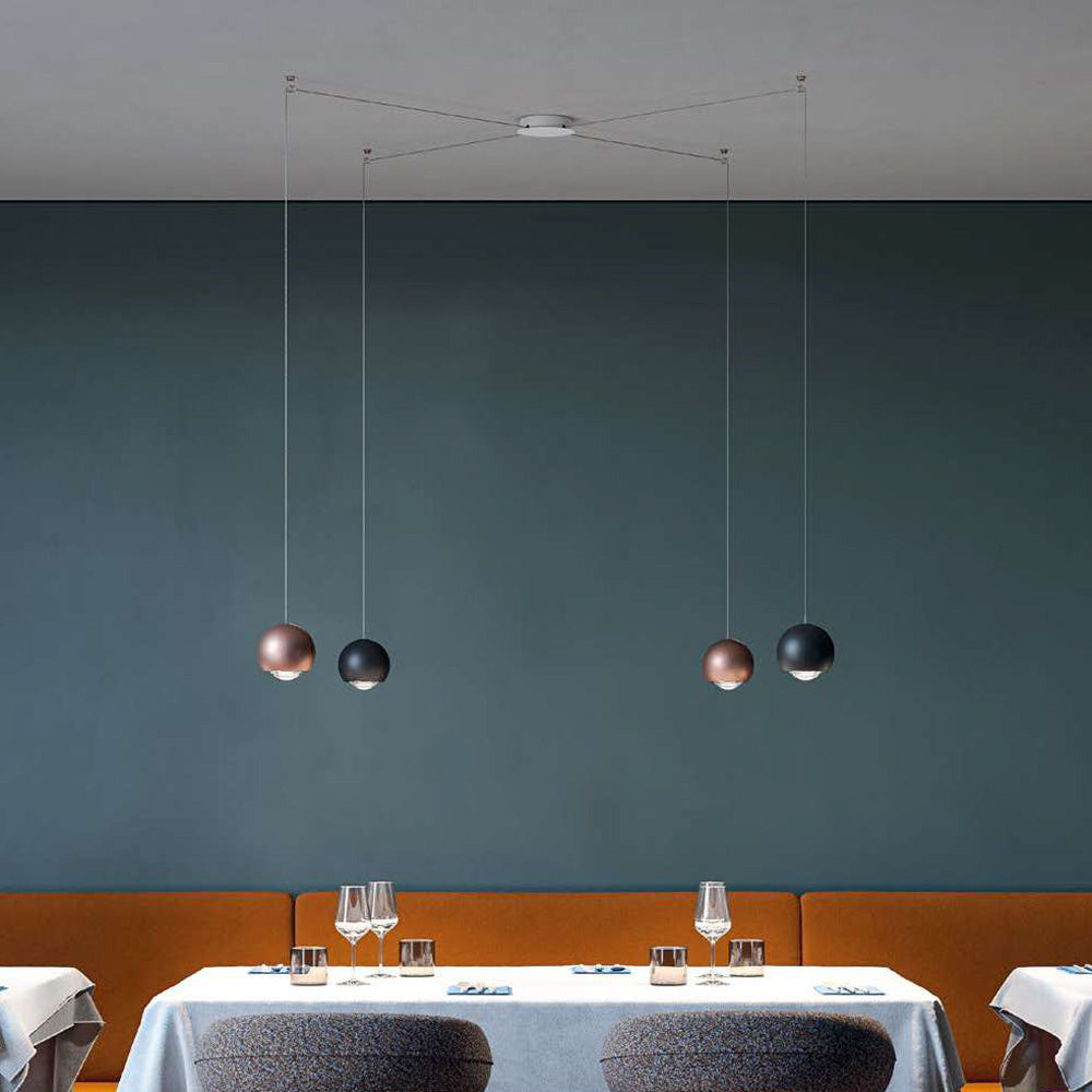 Radial Canopy for Cluster in restaurant.