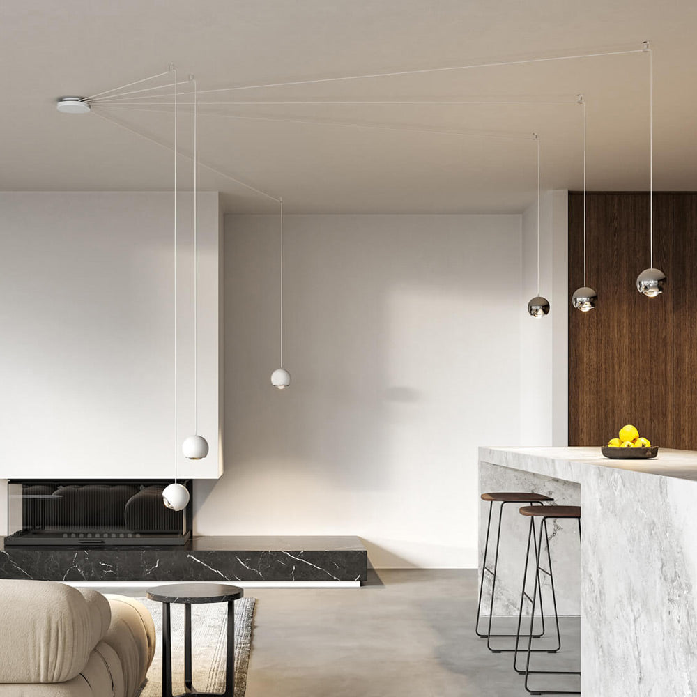 Radial Canopy for Cluster in living room.